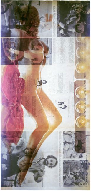 Irina Arnaut, Miss October, 1972, archival c-print, 36 x 17 inches